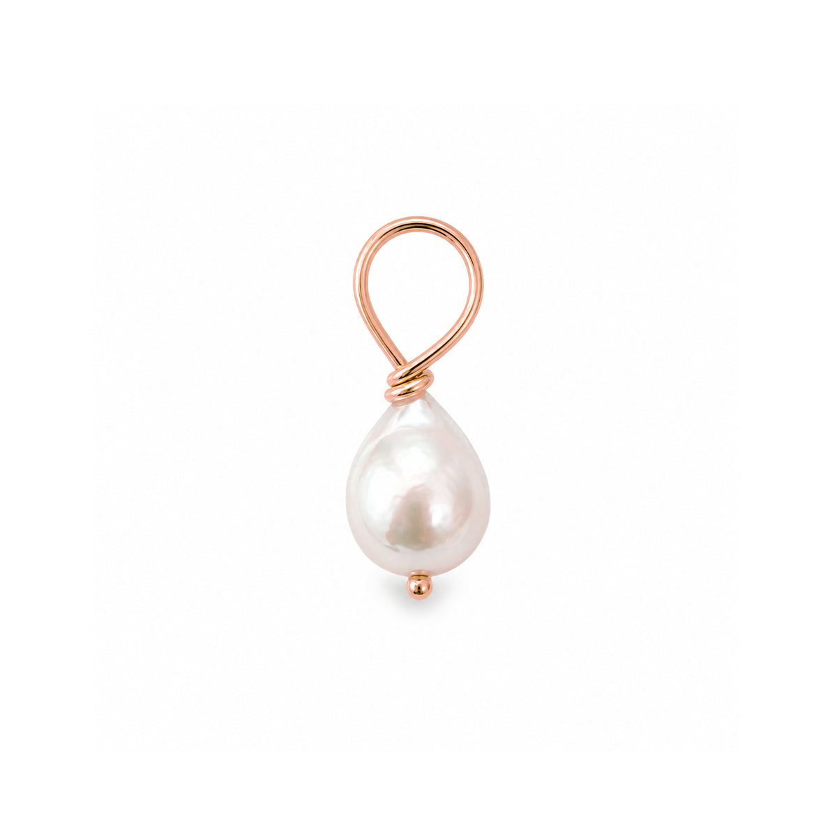 14K Gold Mini Baroque Freshwater Cultured Pearl Pendant