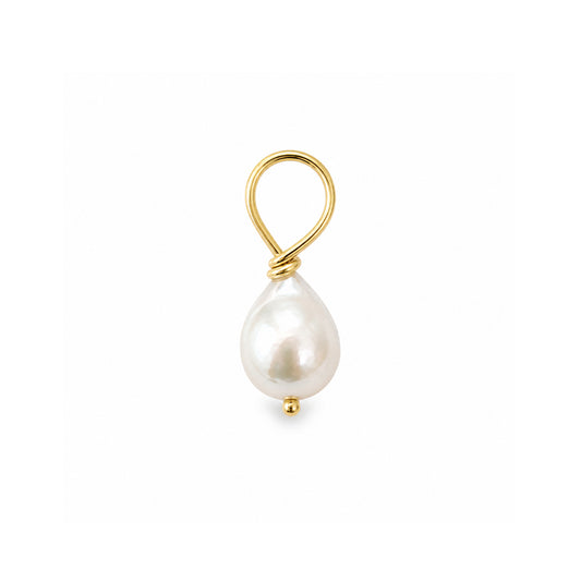 14K Gold Mini Baroque Freshwater Cultured Pearl Pendant
