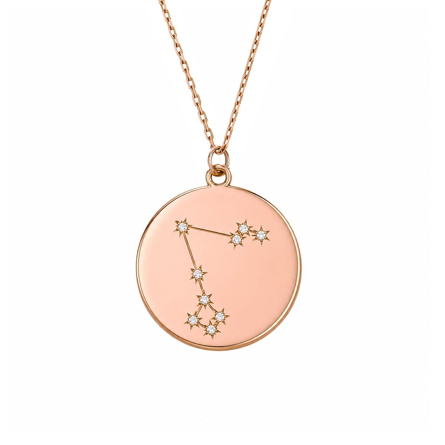 Zodiac Constellation Collection: Pisces 14K Gold & Diamond  Pendant Necklace