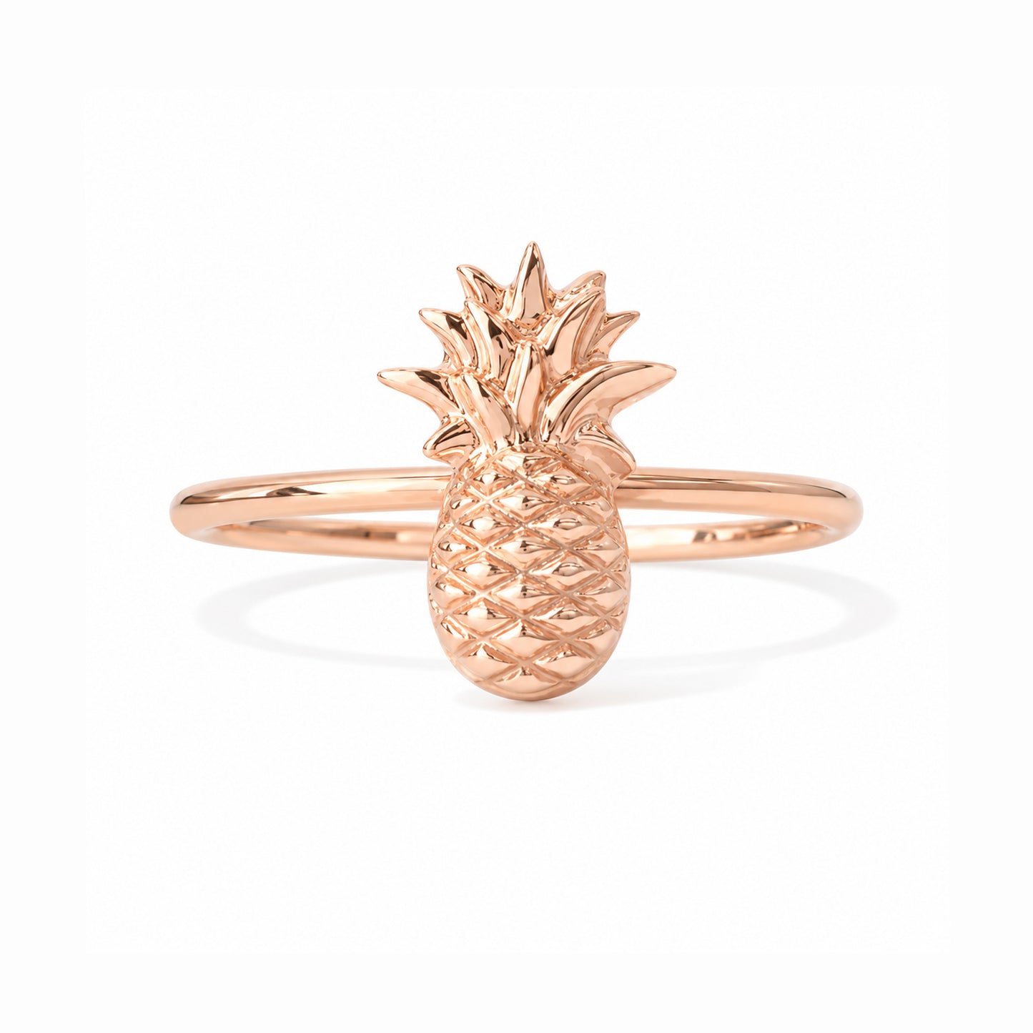 14K Gold Pineapple Ring