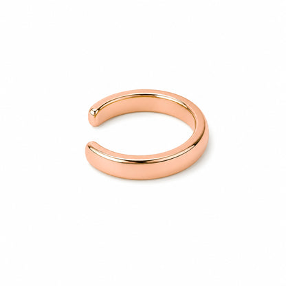 14K Gold Round Hoop Ear Cuff
