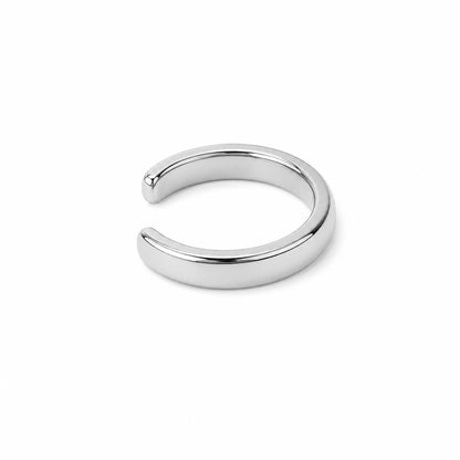 14K Gold Round Hoop Ear Cuff