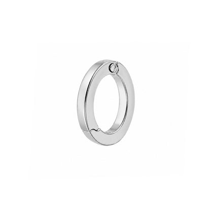 14K Gold Oval Charm Enhancer