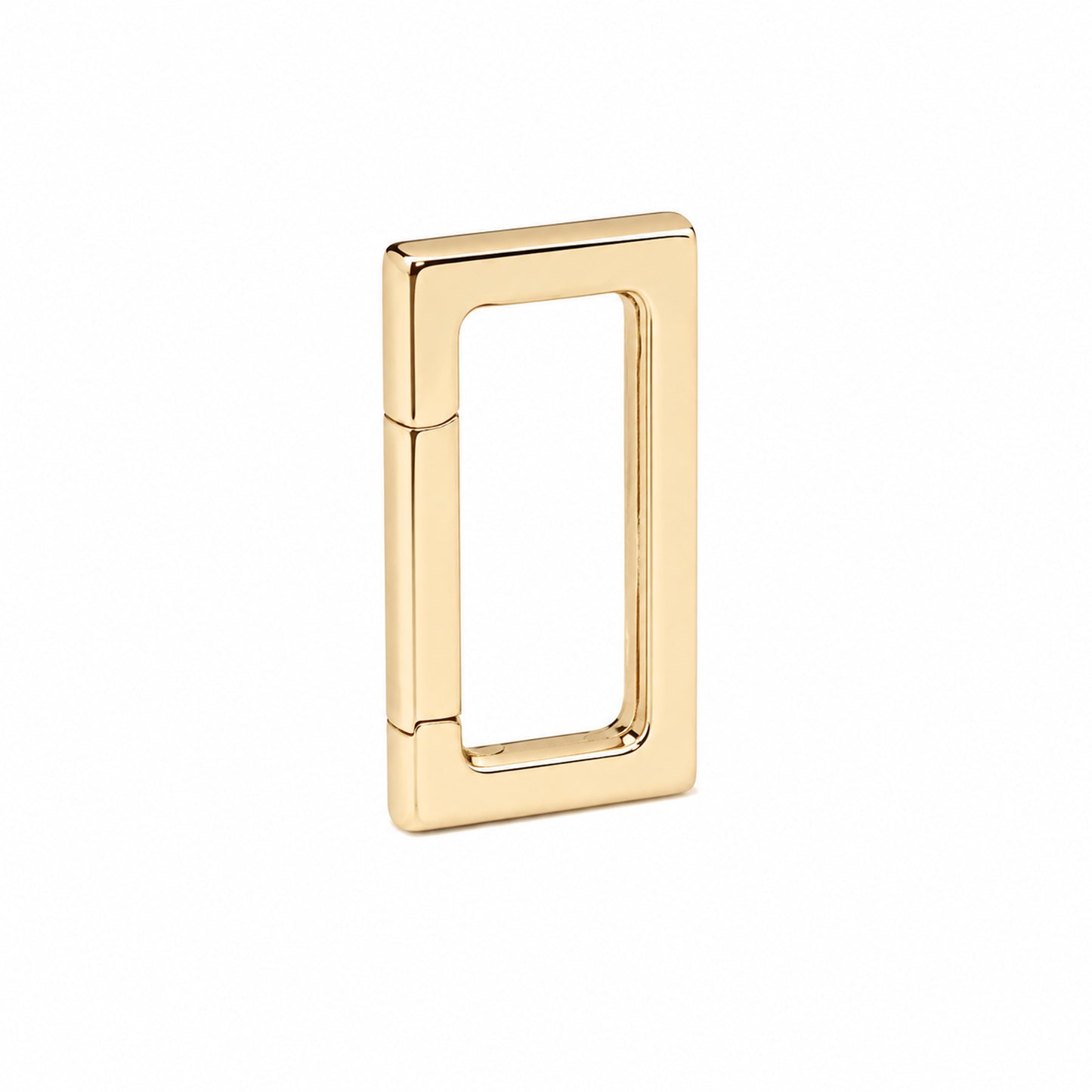 14K Gold Rectangle Charm Enhancer