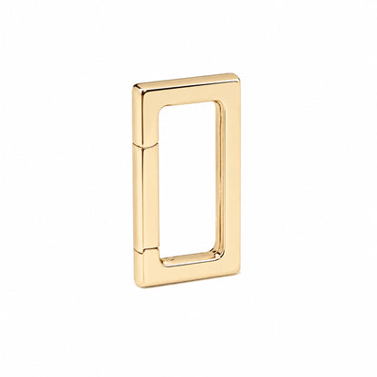 14K Gold Rectangle Charm Enhancer