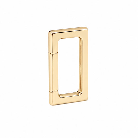 14K Gold Rectangle Charm Enhancer