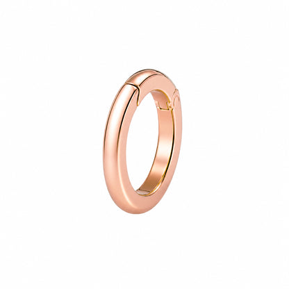 14K Gold Round Charm Enhancer