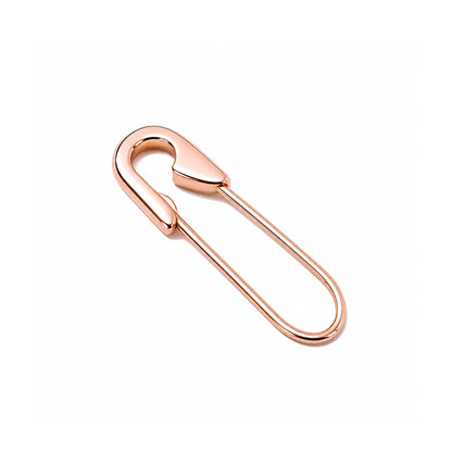 14K Gold Small Size Safety Pin Earring
