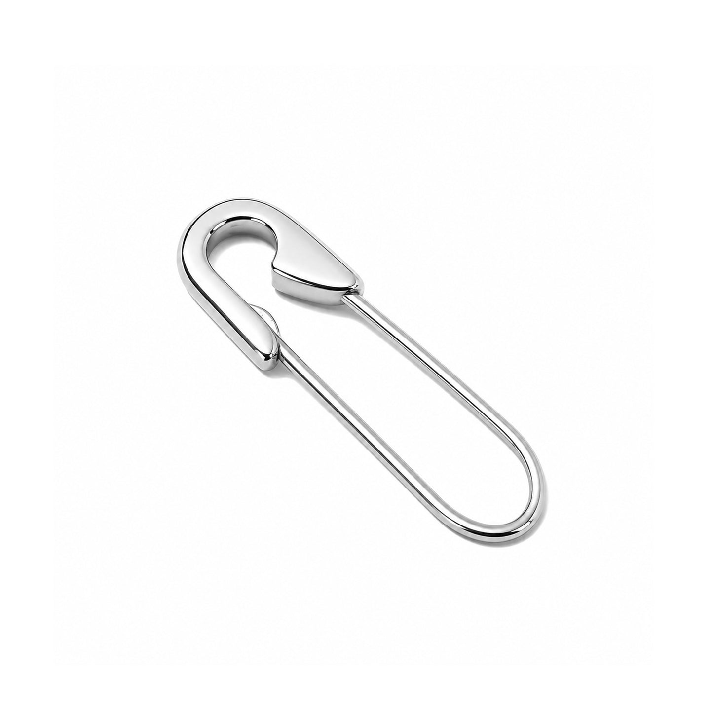 14K Gold Small Size Safety Pin Earring