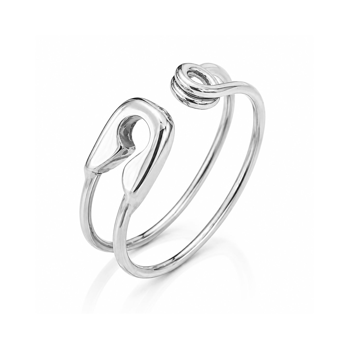 14K Gold Safety Pin Ring