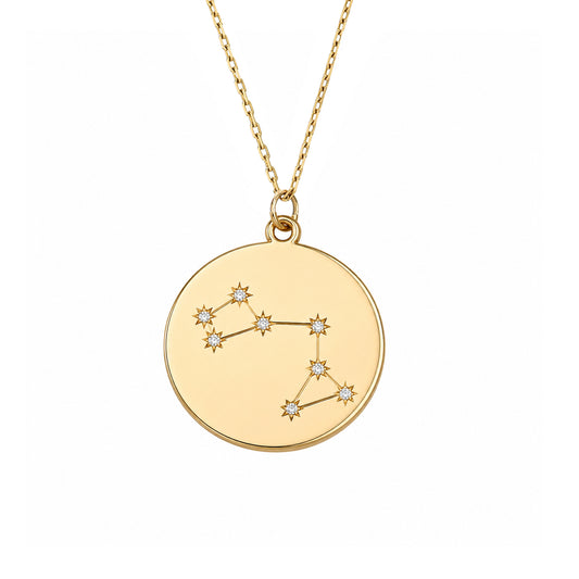 Zodiac Constellation Collection: Sagittarius 14K Gold & Diamond Pendant Necklace
