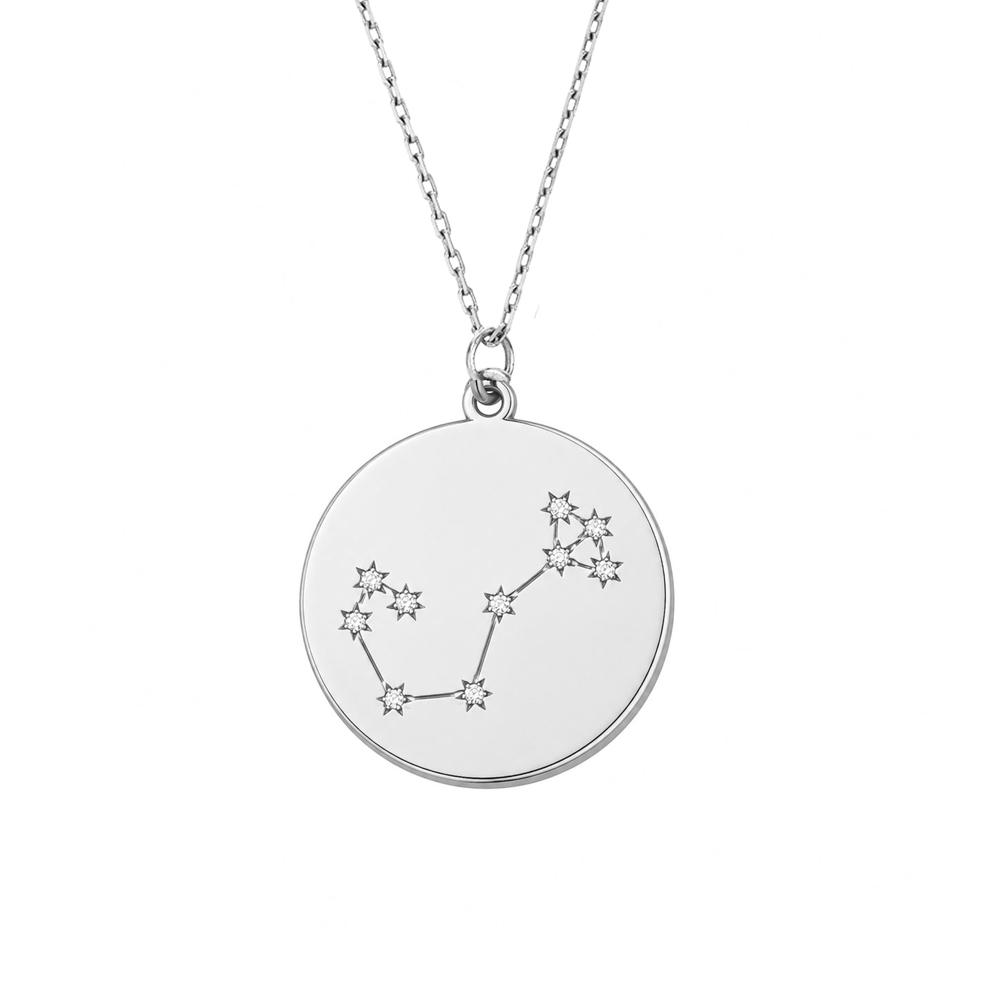 Zodiac Constellation Collection: Scorpio 14K Gold & Diamond Pendant Necklace