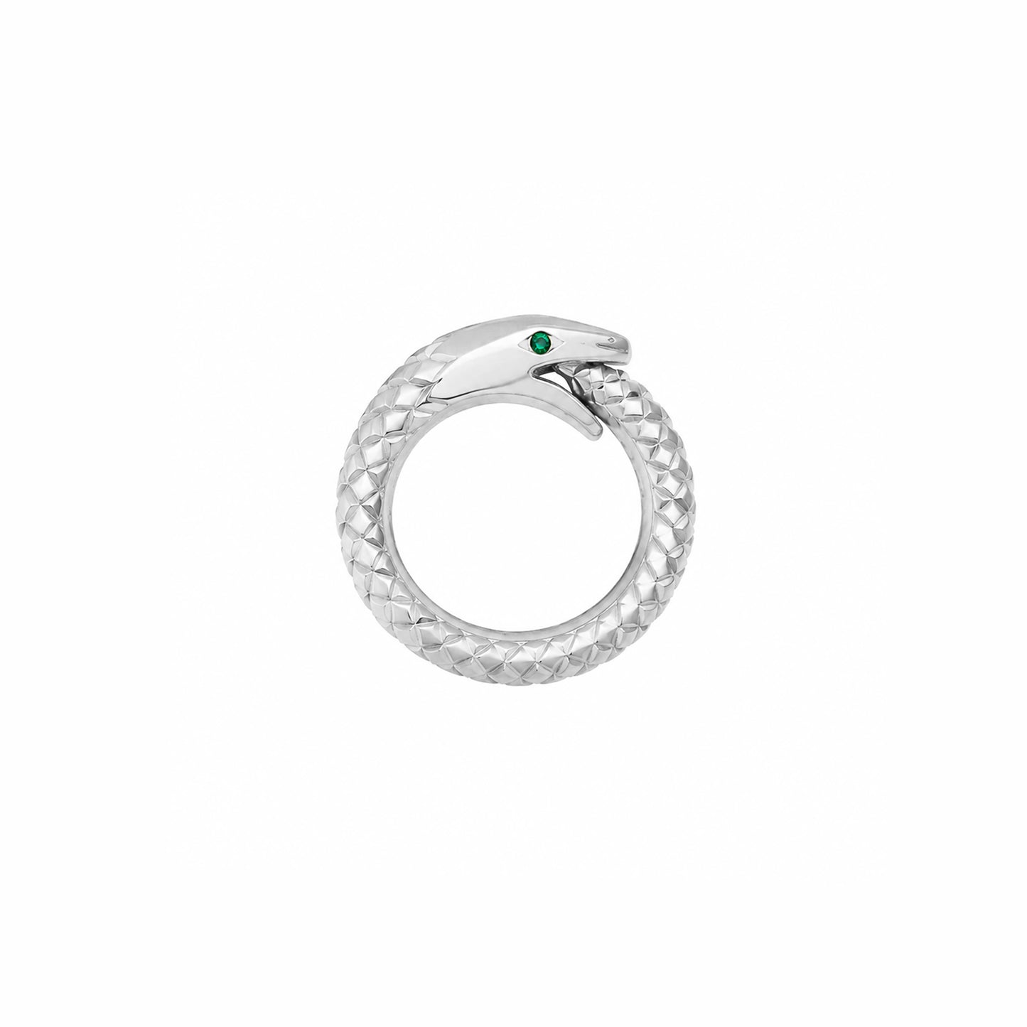 14K Gold Ouroboros Snake Charm Enhancer ~ Small Size