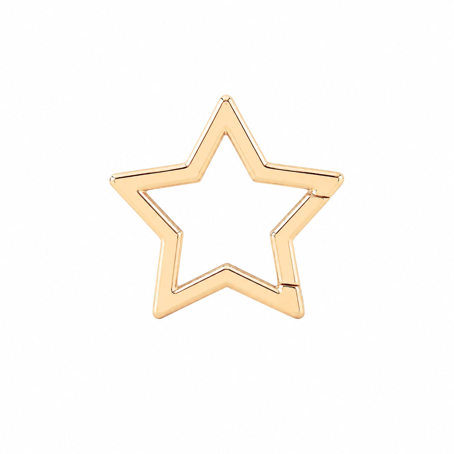 14K Gold Star Charm Enhancer