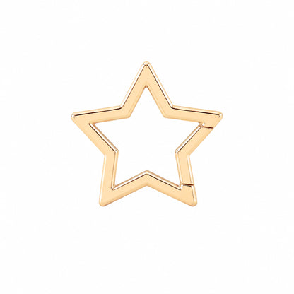 14K Gold Star Charm Enhancer