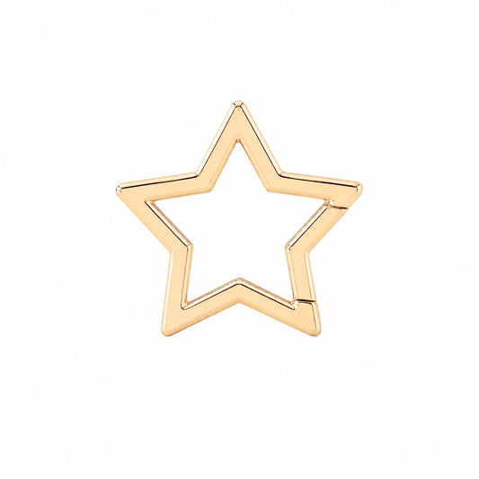 14K Gold Star Charm Enhancer