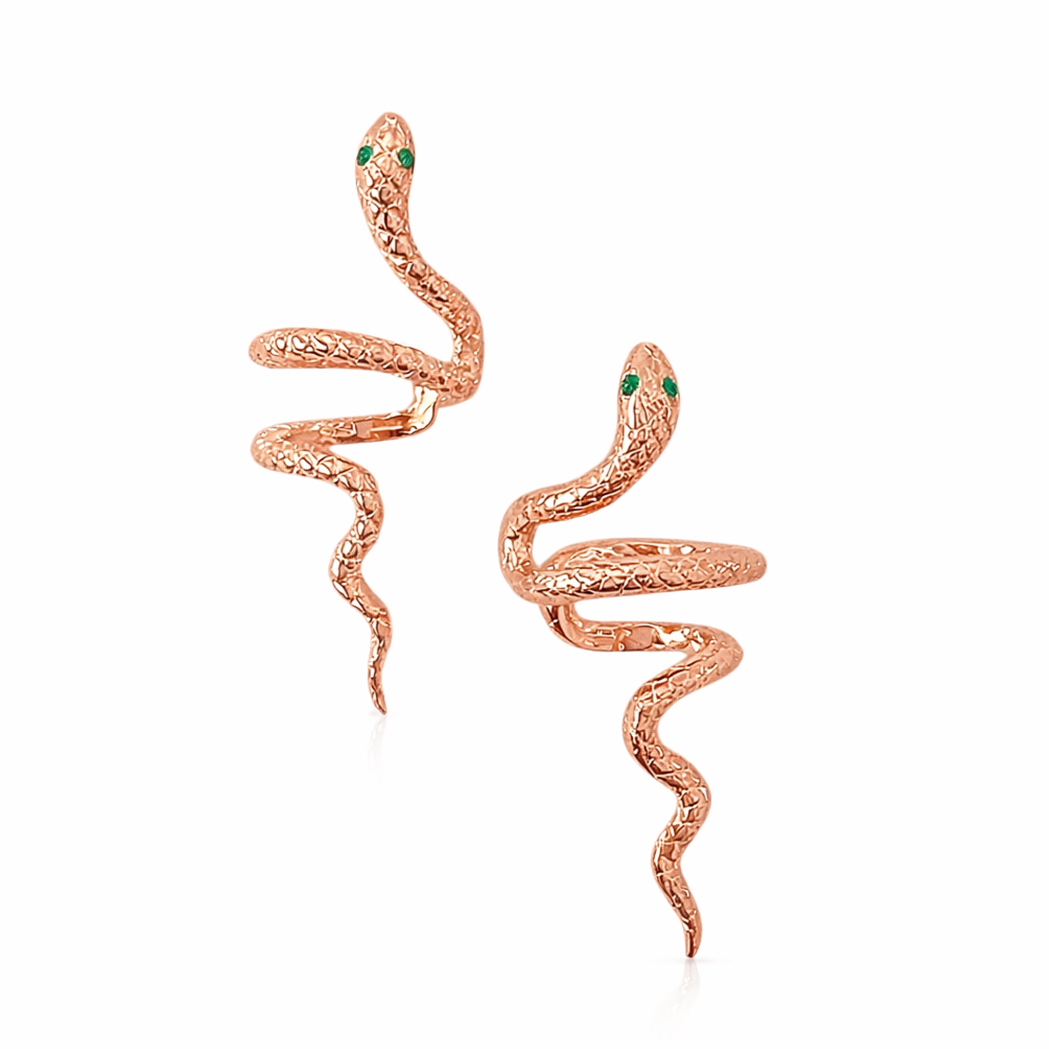 アクセサリー Hirotaka Sapphire Eye Snake Earring SNAKE KNOT Sapphire Eye Earring