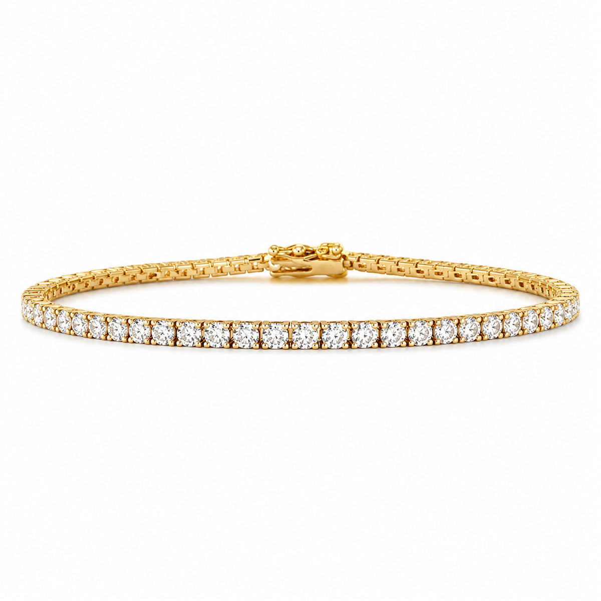 14K Gold Diamond Tennis Bracelet