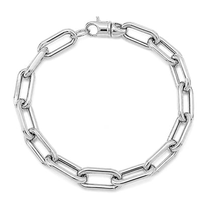 14K Gold Thick Oval Link Bracelet ~ Large Links