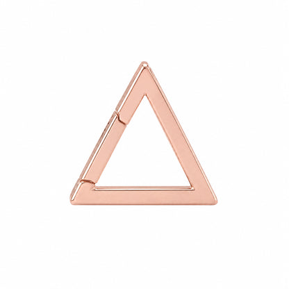 14K Gold Triangle Charm Enhancer