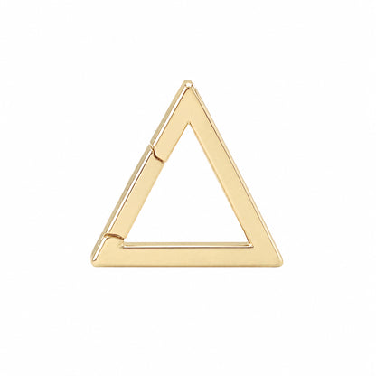 14K Gold Triangle Charm Enhancer
