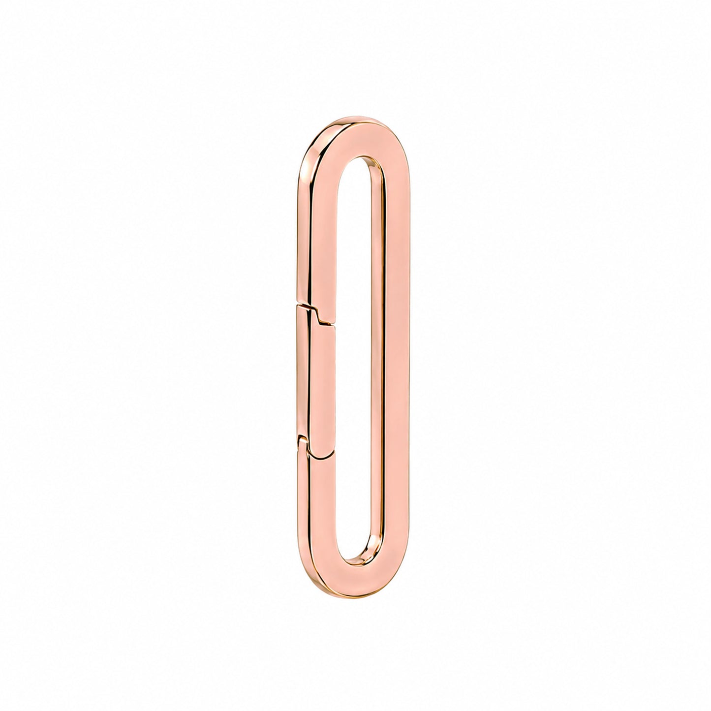 14K Gold Extra Elongated Oval Charm Enhancer