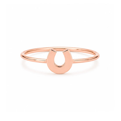 14K Gold XS Horseshoe Ring