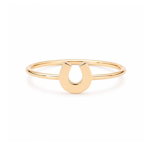 14K Gold XS Horseshoe Ring