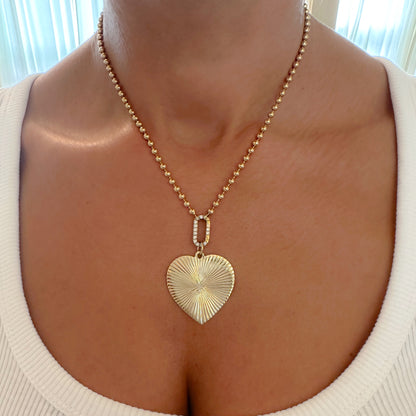 14K Gold Ball Chain Necklace, 3mm Size