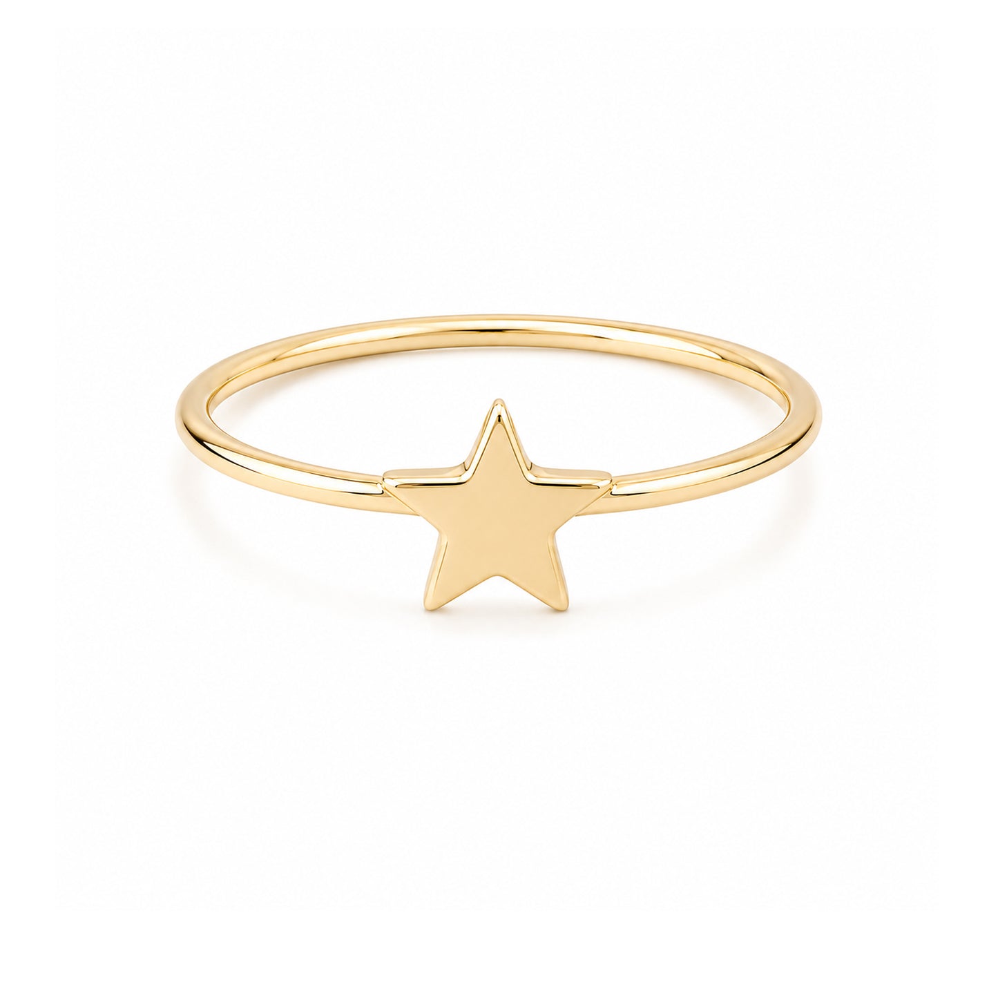 14K Gold XS Star Ring