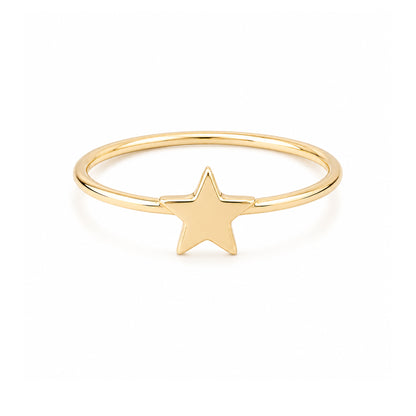 14K Gold XS Star Ring