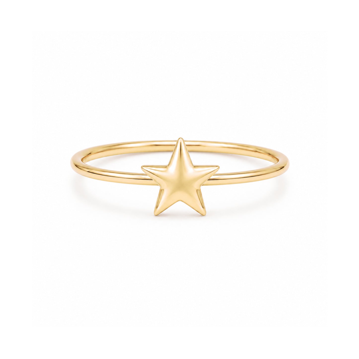 14K Gold XS Star Ring