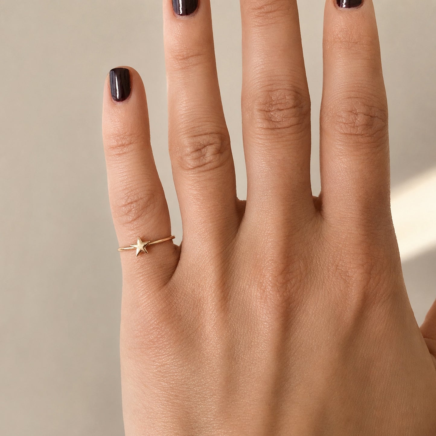 14K Gold XS Star Ring