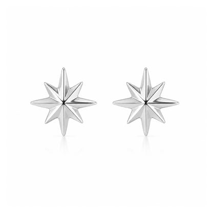 14K Gold XS Starburst Stud Earrings