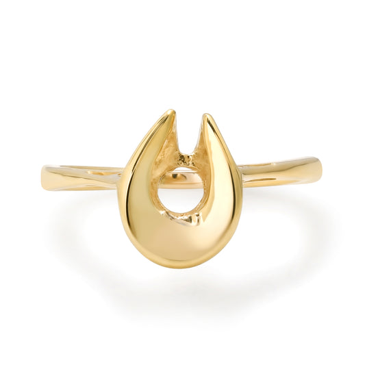 The Gothic Horseshoe 14K Ring
