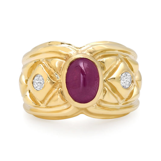 The Ruby & Diamond 14K Imperial Ring
