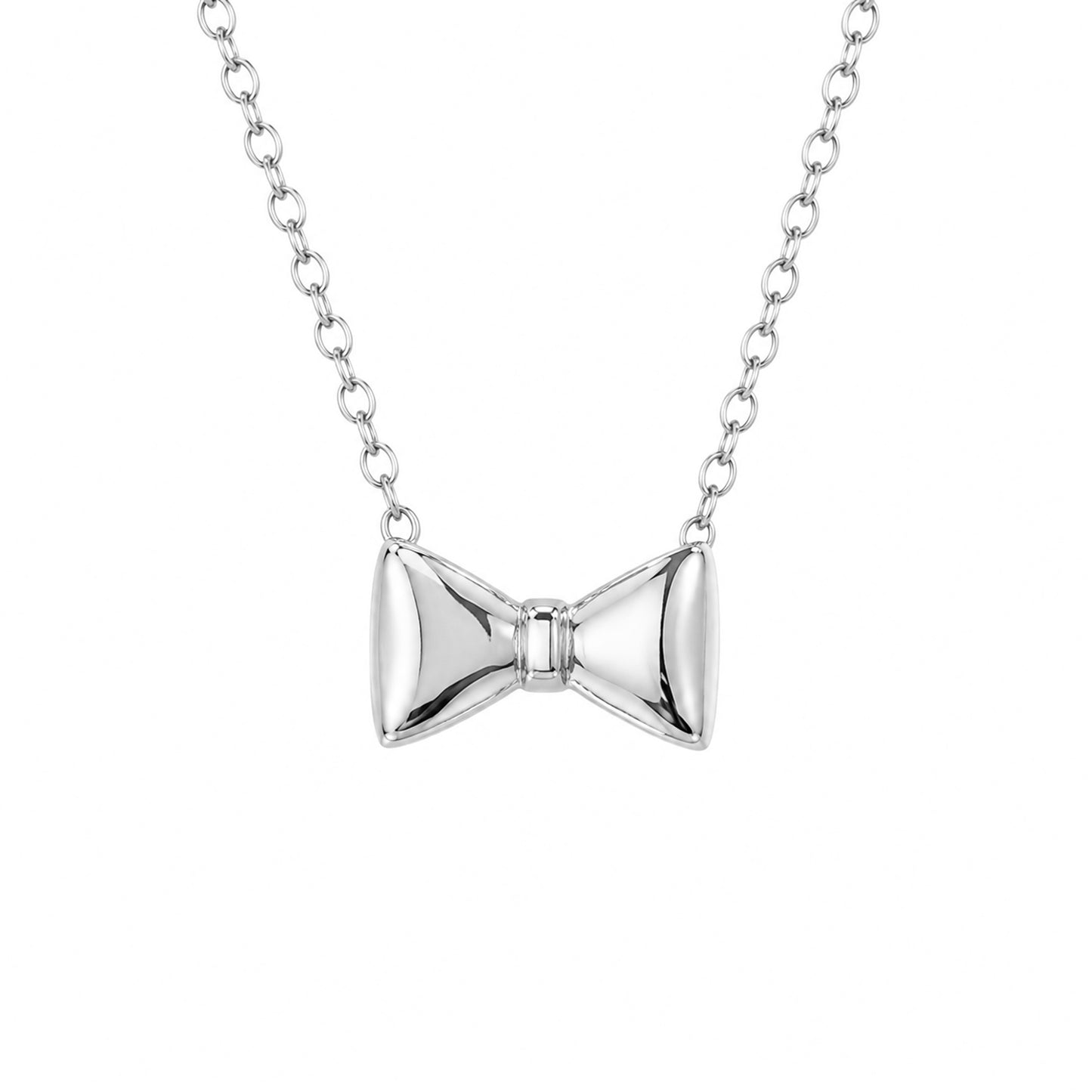 14K Gold Bowtie Necklace