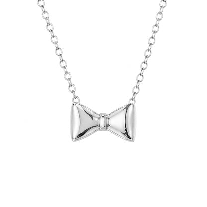 14K Gold Bowtie Necklace
