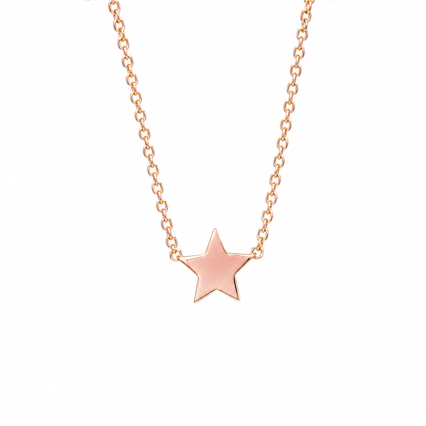14K Gold XS Star Necklace
