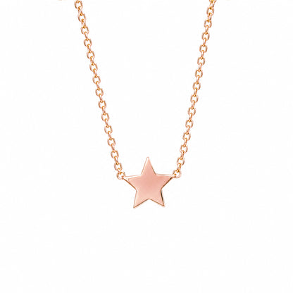 14K Gold XS Star Necklace