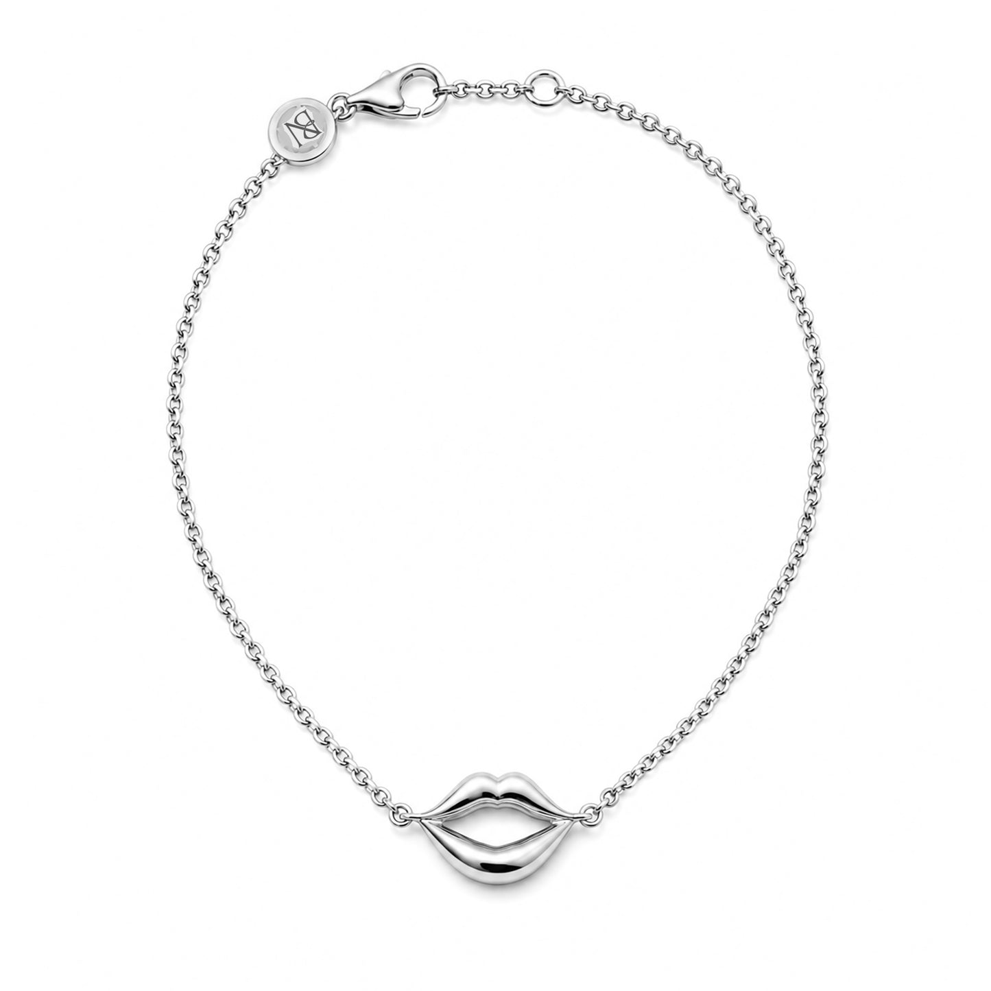 14K Gold Lip Pout Bracelet