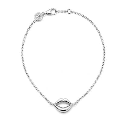 14K Gold Lip Pout Bracelet