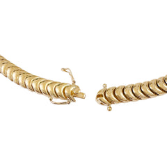 14K Gold Luna Link Chain Necklace