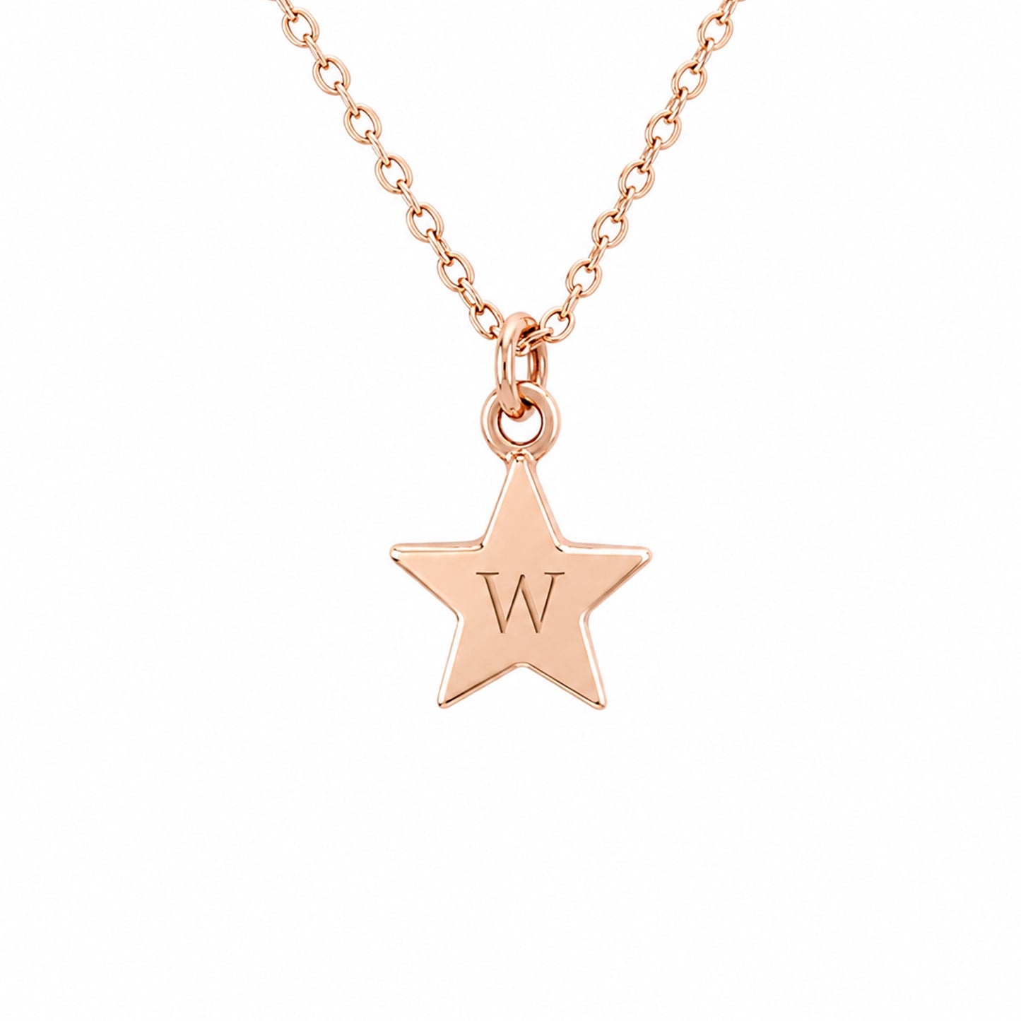 14K Gold Small Star Necklace (Engravable)