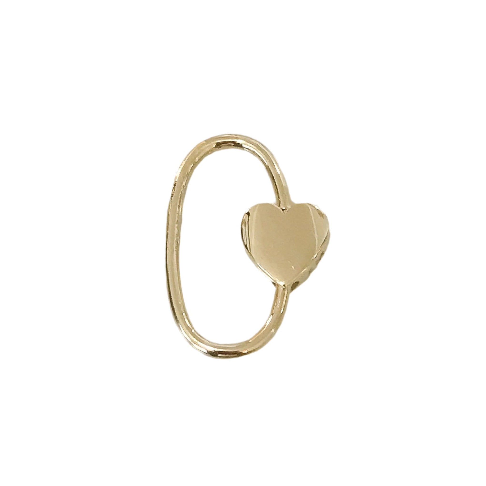 9k Gold Heart Charm holder, Heart Enhancer Lock, Push Lock shops Heart, Gold Heart Link Lock, Push Snap Link Lock, Gold Heart Enhancer, Enhancer