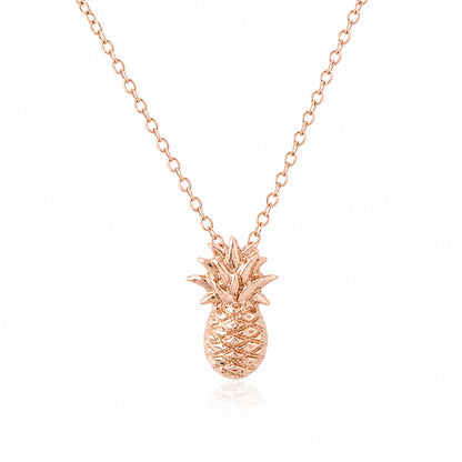 14K Gold Pineapple Necklace