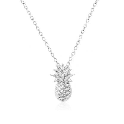 14K Gold Pineapple Necklace