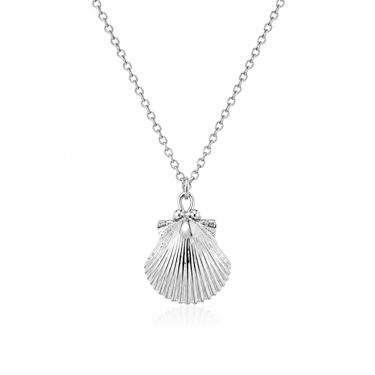 14K Gold Seashell Necklace