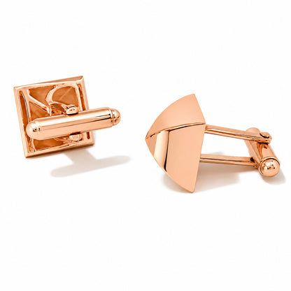 14K Gold XL Pyramid Spike Cufflinks