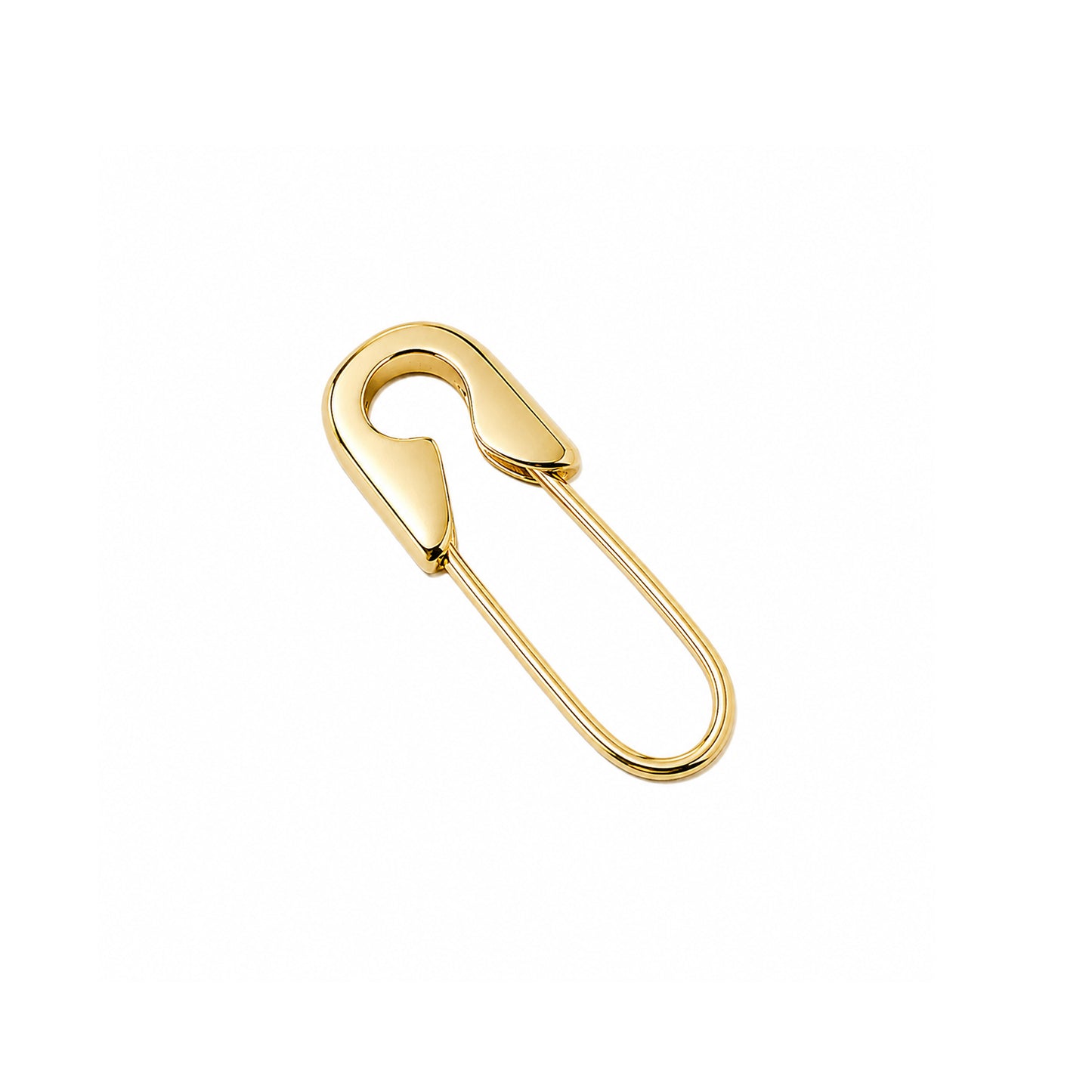 14K Gold XXS Size Safety Pin Earring